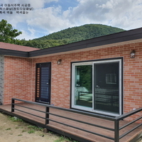 경북 칠곡 이동식주택 시공중 - 브릭스패널(점토타일벽돌