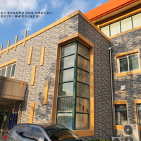 강원도 속초시 중앙초등학교 강당동 외벽보수공사 - 점토