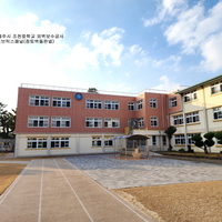 제주도 제주시 조천중학교 외벽 일부보수공사 - 점토브릭