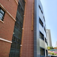 경기도 오산시 대호중학교 일부공사 - 점토브릭스패널(점