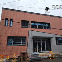 강원도 속초시 경로당 외벽보수공사 - 점토브릭스패널(점