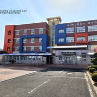 경북 영천고등학교 기숙사동 외벽보수공사 - 천연화강석패