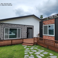 강원도 횡성군 개인주택 외벽 시공 - 점토브릭스패널(점