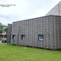 제주시 애월초등학교 외벽일부공사 적용 - 점토브릭스패